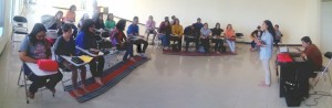 Suasana sesi pagi
