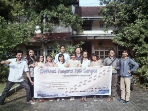 Pengurus PMKS dalam weekend PMK Kampus